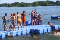 Auf dem Steg