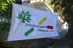 Die Schreberjugend zeigt Flagge